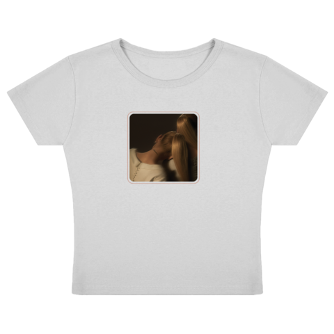 ag7 cropped white by Ariana Grande - t-shirt - shop now at Digster store