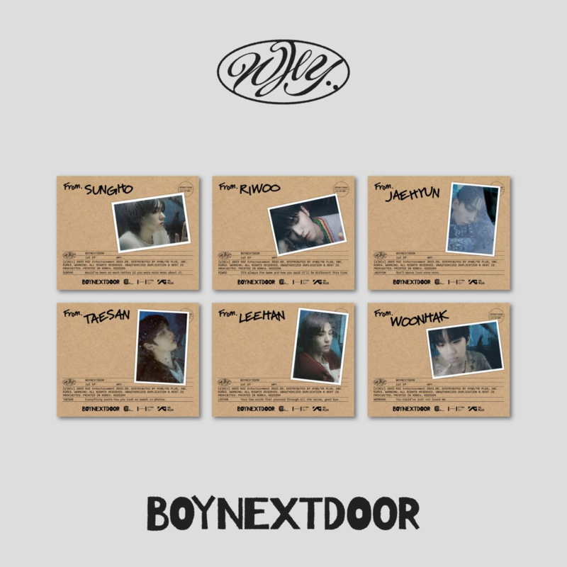 WHY..(LETTER VER.) by BOYNEXTDOOR - CD - shop now at Digster store