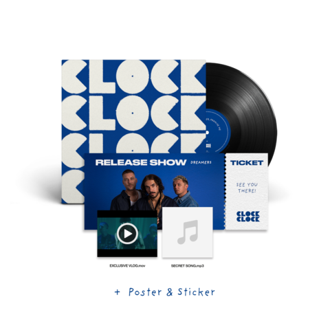 Dreamers von ClockClock - Vinyl + Ticket (Mannheim oder Hamburg) + Secret Song + Exklusiver Vlog jetzt im Digster Store