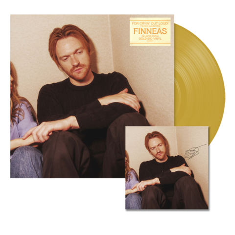 For Cryin' Out Loud! by FINNEAS - Standard Gold BioVinyl + signed Artcard - shop now at Digster store