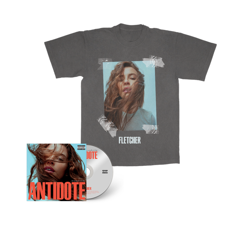 In Search Of The Antidote (For The World) CD by Fletcher - CD + Tracklist T-Shirt - shop now at Digster store