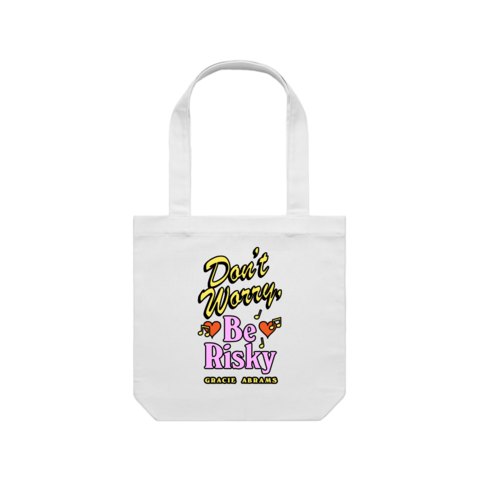 Don't Worry, Be Risky by Gracie Abrams - Tote - shop now at Digster store