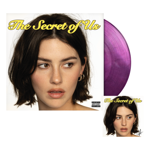 The Secret of Us by Gracie Abrams - Exclusive Purple Vinyl + Signed Art Card - shop now at Digster store
