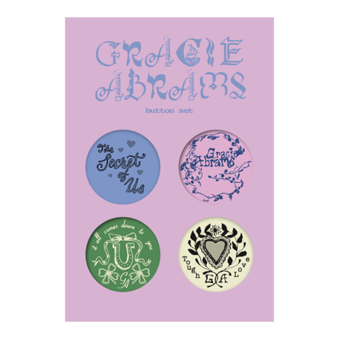 The Secret of Us Button Pack by Gracie Abrams - Button Pack - shop now at Digster store