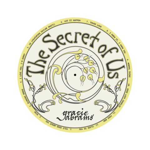 The Secret of Us Vinyl Slip-Mat by Gracie Abrams - Merch - shop now at Digster store