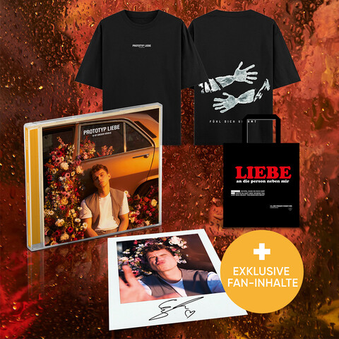 Prototyp Liebe by Gregor Hägele - CD + T-Shirt + Beutel + Handsignierte Polaroid Card + Exklusiver digitaler Content - shop now at Digster store