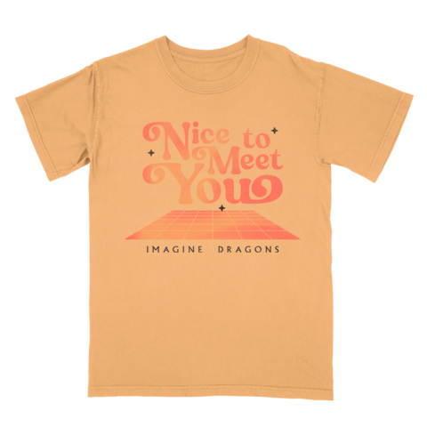 Nice to Meet You by Imagine Dragons - Orange Tee - shop now at Digster store