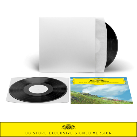 A Symphonic Celebration von Joe Hisaishi - Limitierte Signierte Nummerierte 2 Vinyl White Label + Art Card jetzt im Digster Store