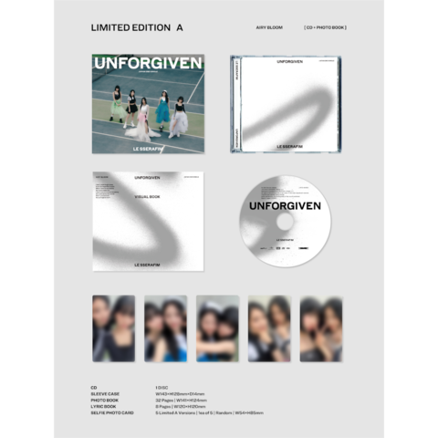 Unforgiven Ltd. Edt. A (Japan Single + Photobook) by LE SSERAFIM - CD - shop now at Digster store