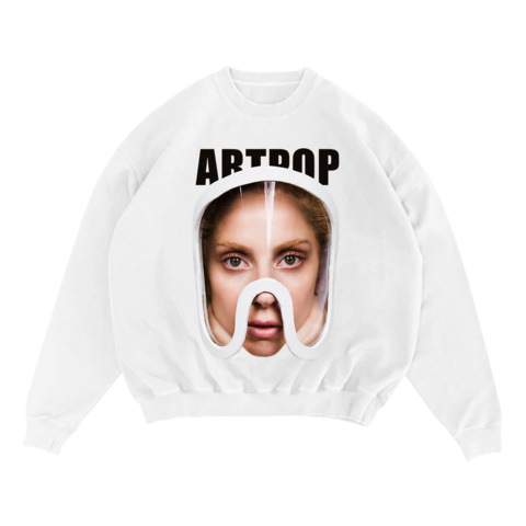 Artpop Mask White by Lady GaGa - Crewneck - shop now at Digster store