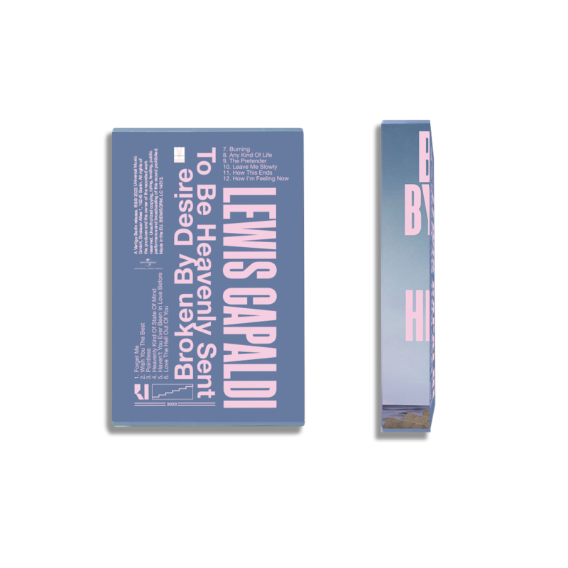 Broken By Desire To Be Heavenly Sent by Lewis Capaldi - Alternative Artwork Cassette #1 - shop now at Digster store