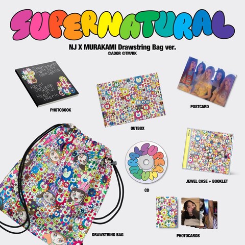 Supernatural NJ X MURAKAMI  (Cross Bag ver.) by NewJeans - CD - shop now at Digster store
