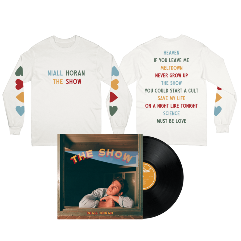 The Show by Niall Horan - LP + Tracklist Long Sleeve Bundle - shop now at Digster store