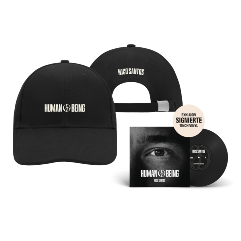 Human Being von Nico Santos - Exklusive Limitierte Handsignierte 7" Vinyl Single + Cap jetzt im Digster Store
