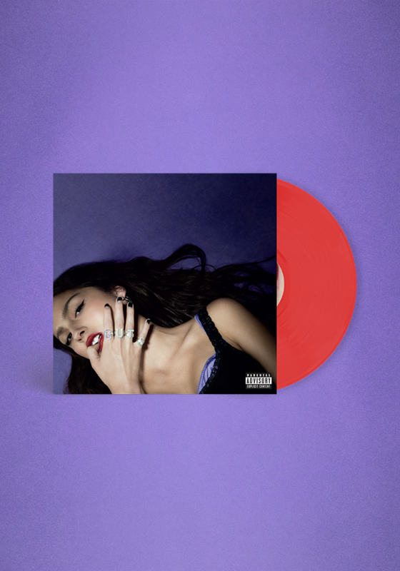 GUTS by Olivia Rodrigo - red vinyl - shop now at Digster store