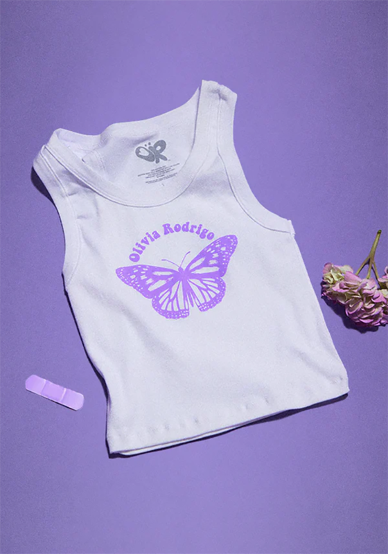 GUTS baby tank - white by Olivia Rodrigo - BABY TANK - shop now at Digster store