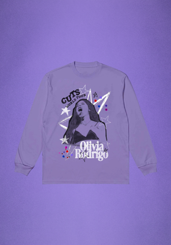 GUTS world tour setlist longsleeve by Olivia Rodrigo - Longsleeve - shop now at Digster store