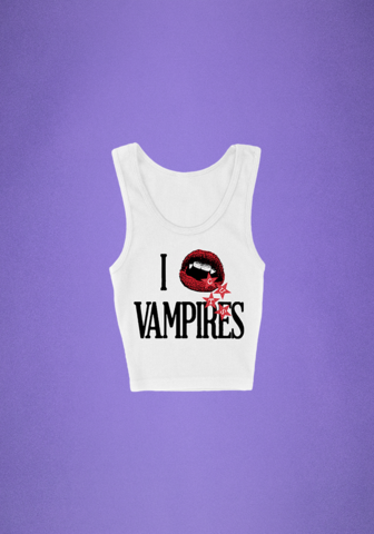 vampire lover tank top by Olivia Rodrigo - Tank Top - shop now at Digster store