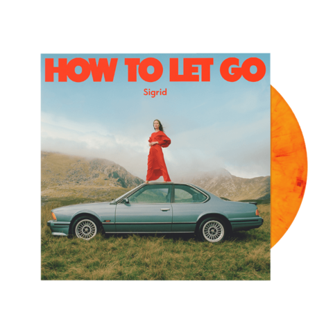 How To Let Go by Sigrid - EXCLUSIVE ORANGE SUNBURST MARBLED VINYL - shop now at Digster store