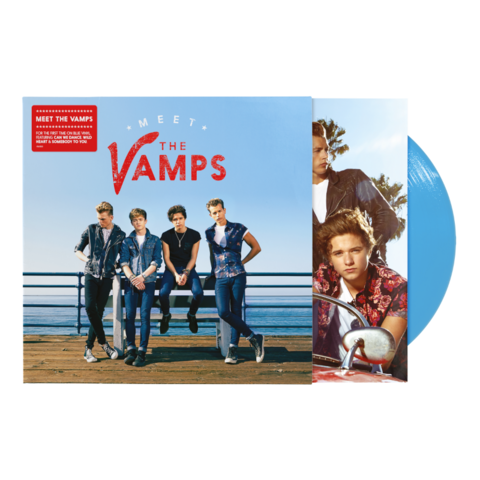 Meet The Vamps by The Vamps - Exclusive Blue Colourway LP - shop now at Digster store