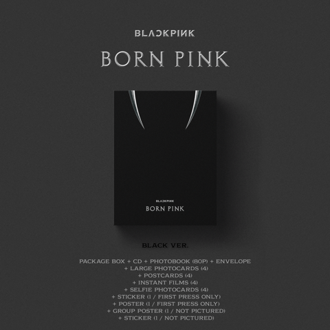BORN PINK by BLACKPINK - Box Set - Black Complete Edition - shop now at Digster store