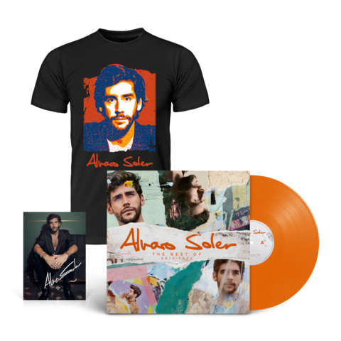 The Best Of 2015 - 2022 by Alvaro Soler - Limited Orange 2LP + T-Shirt + Signed Card - shop now at Digster store