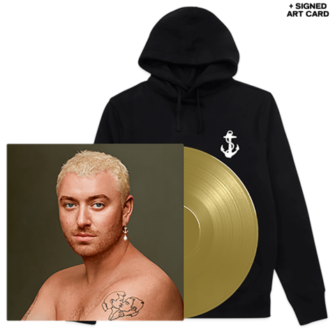 Gloria by Sam Smith - Exclusive 1LP gold + Hoodie + Signed Card - shop now at Digster store