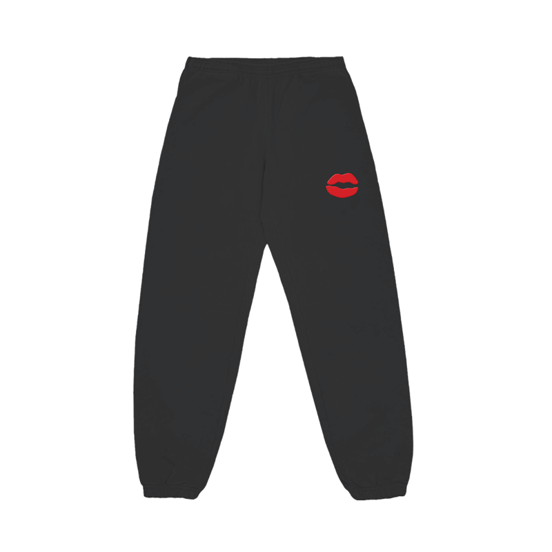 KISS SWEATPANTS (BLACK) by Renee Rapp - Sweat Pants - shop now at Digster store