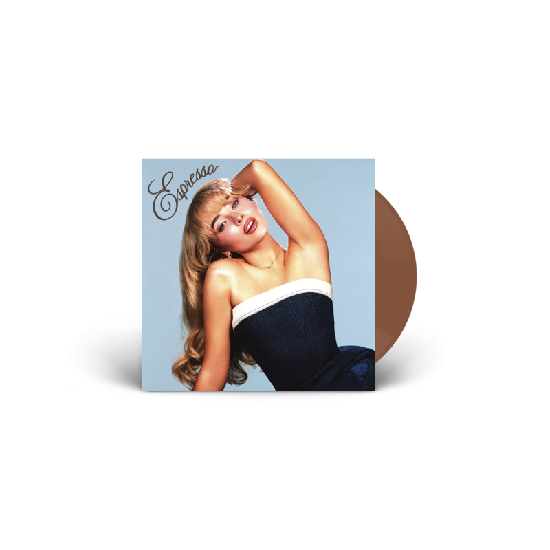 Espresso by Sabrina Carpenter - 7" Brown LP - shop now at Digster store