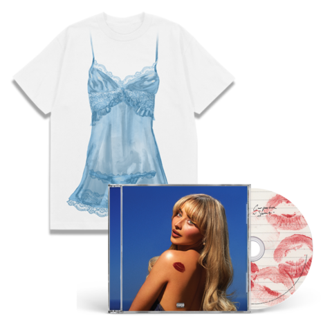 Short n' Sweet Standard CD (Stamped) + lingerie tee Bundle von Sabrina Carpenter - Standard CD (Stamped) + lingerie tee Bundle jetzt im Digster Store