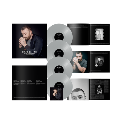 In The Lonely Hour by Sam Smith - Exclusive Collectors Edition Grey Vinyl 4LP +Signed Artcard - shop now at Digster store