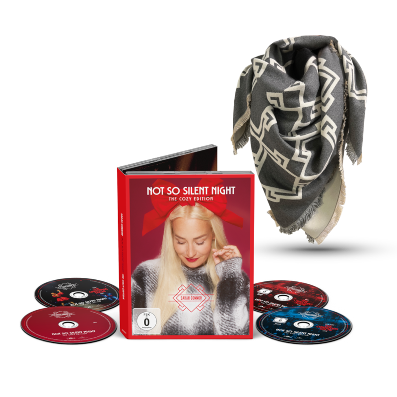 Not So Silent Night - The Cozy Edition von Sarah Connor - 2CD/DVD/Blu-Ray + Schaltuch jetzt im Digster Store