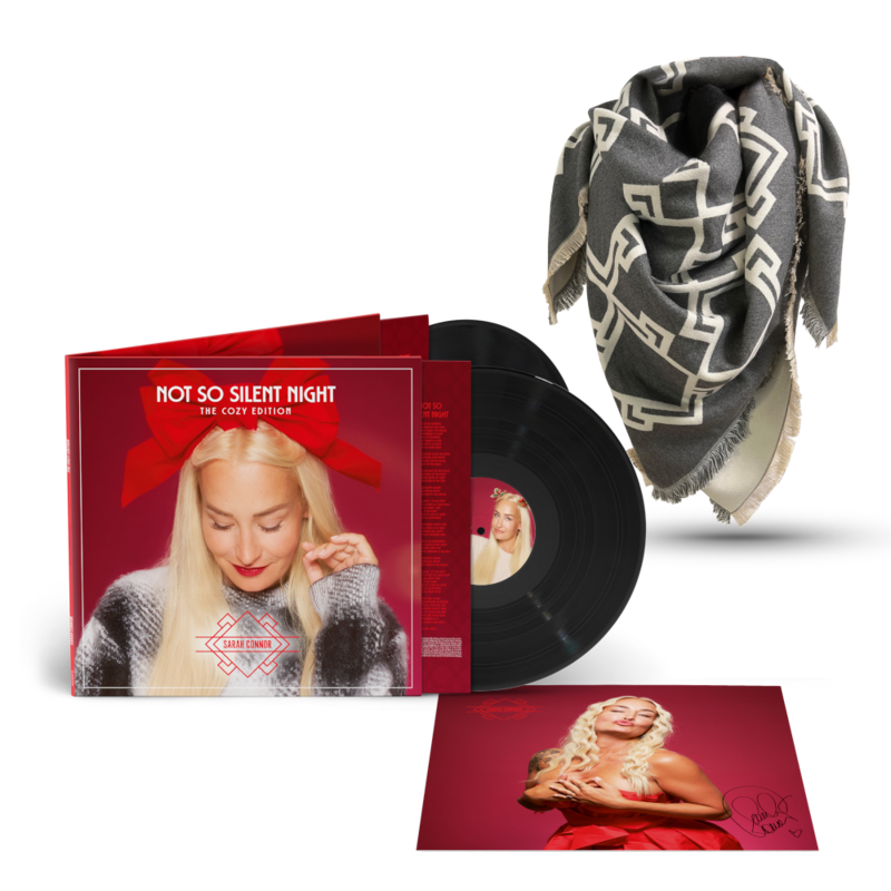 Not So Silent Night - The Cozy Edition by Sarah Connor - 2LP + Schaltuch + Signierter Kunstprint - shop now at Digster store