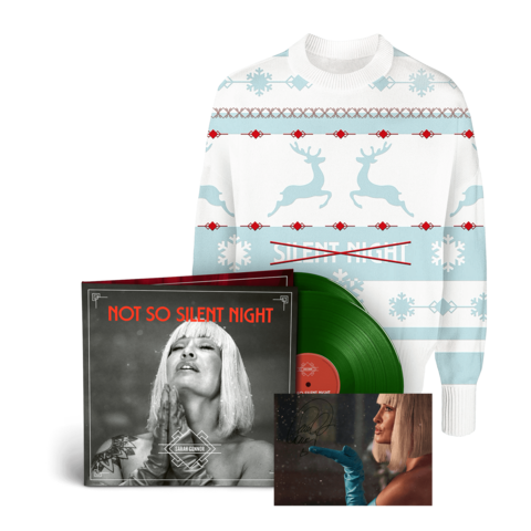 Not So Silent Night by Sarah Connor - Exclusive Limited Green 2LP + Pullover + Signed Card - shop now at Digster store
