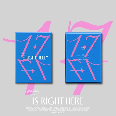 BEST ALBUM “7 IS RIGHT HERE” (DEAR Ver.) by Seventeen - 2CD + Booklet - shop now at Digster store