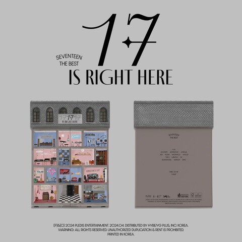 BEST ALBUM “7 IS RIGHT HERE” (HEAR Ver.) by Seventeen - 2CD + Fotobuch - shop now at Digster store