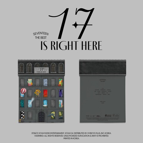 BEST ALBUM “7 IS RIGHT HERE” (HERE Ver.) by Seventeen - 2CD + Fotobuch - shop now at Digster store