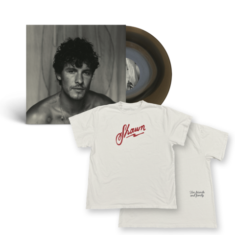 Shawn Premium Packaging LP + T-Shirt by Shawn Mendes - Vinyl Bundle - shop now at Digster store