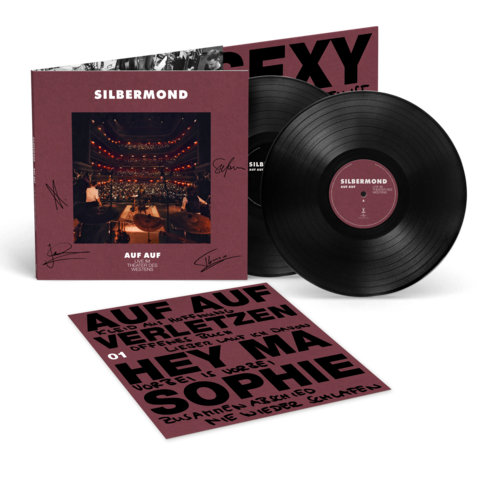 AUF AUF by Silbermond - Doppel-Vinyl (schwarz & signiert) - shop now at Digster store
