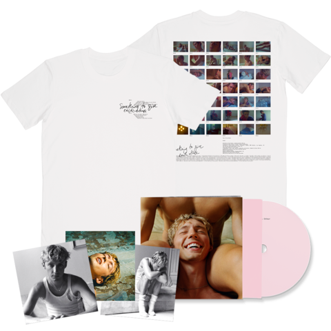 Something To Give Each Other by Troye Sivan - Exclusive Deluxe CD + T-Shirt + Signed Postcard - shop now at Digster store