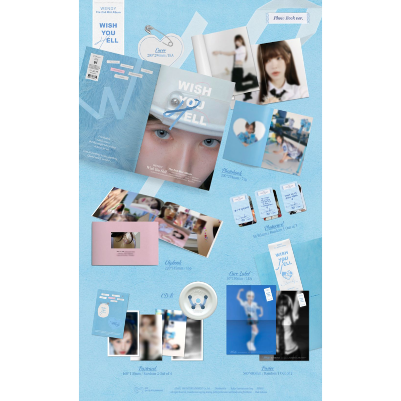 The 2nd Mini Album 'Wish You Hell' (Photo Book Version) by WENDY - CD + Photo Book - shop now at Digster store