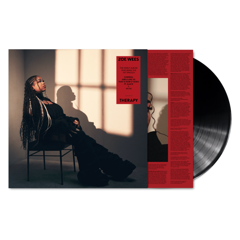 Therapy by Zoe Wees - Black Standard LP - shop now at Digster store
