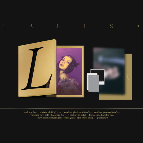 Lalisa Gold Box Set by BLACKPINK - Bundle - shop now at Digster store
