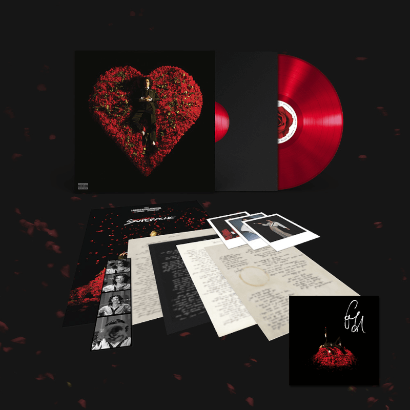 Superache von Conan Gray - Ruby Red Translucent LP + Signed Insert jetzt im Digster Store