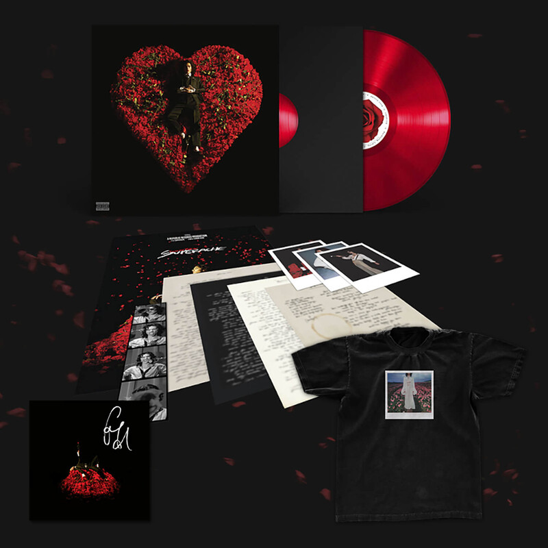 Superache von Conan Gray - Ruby Red Translucent Vinyl LP + T-Shirt + Signed Insert jetzt im Digster Store