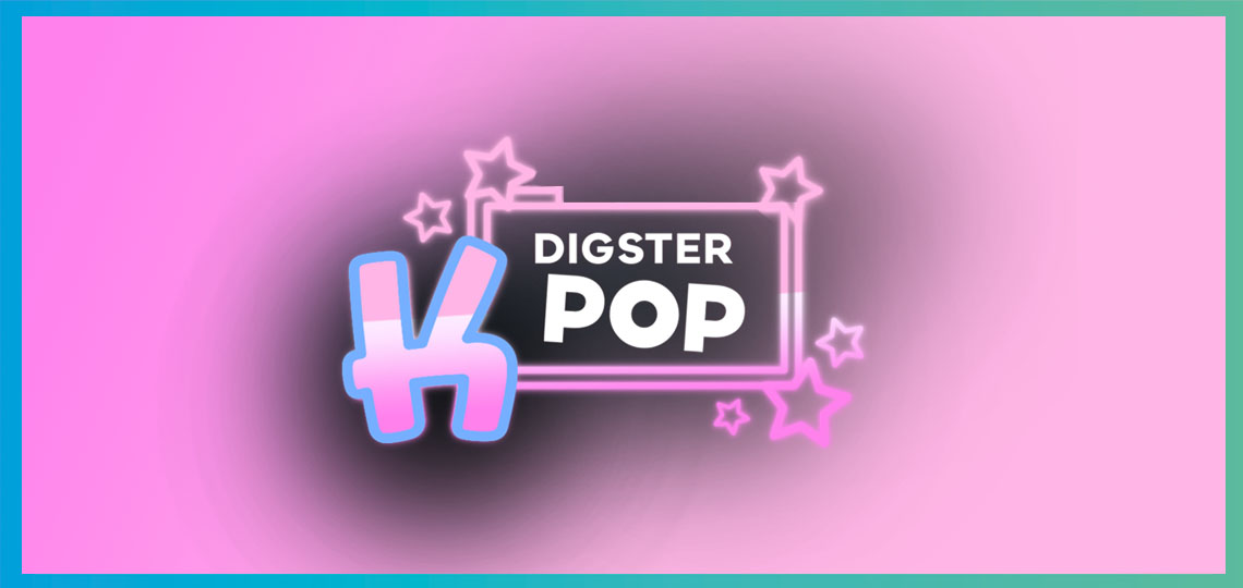 K-Pop Digster Banner K-Pop Logo                                                                                                 